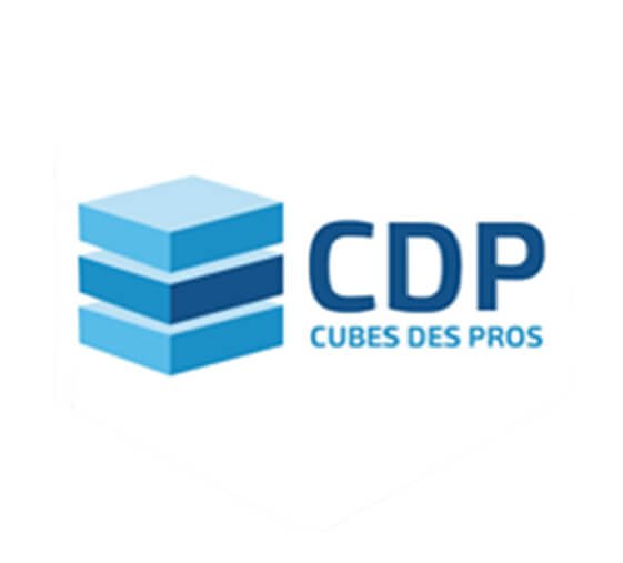 Logo de CDP cubes des pros - Client de CIPROTEC