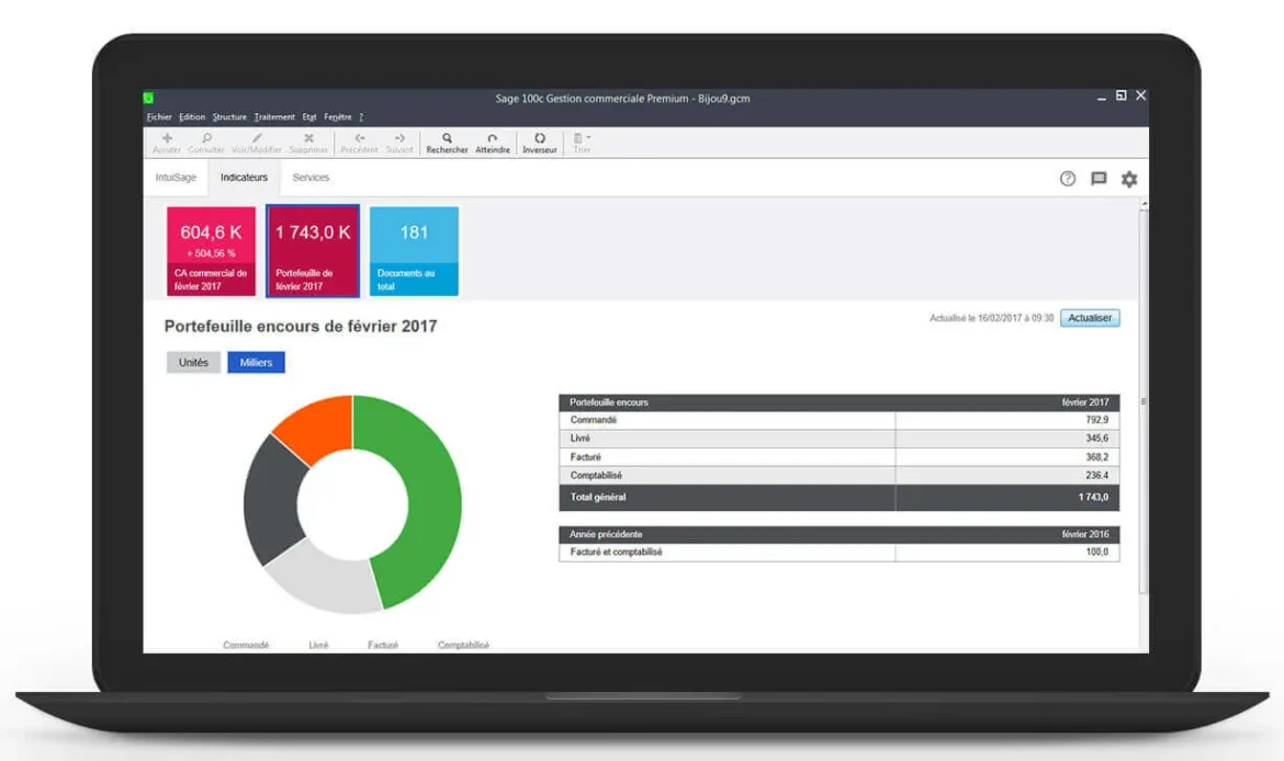 sage 100 entreprise industrie gestion de l’activité commerciale